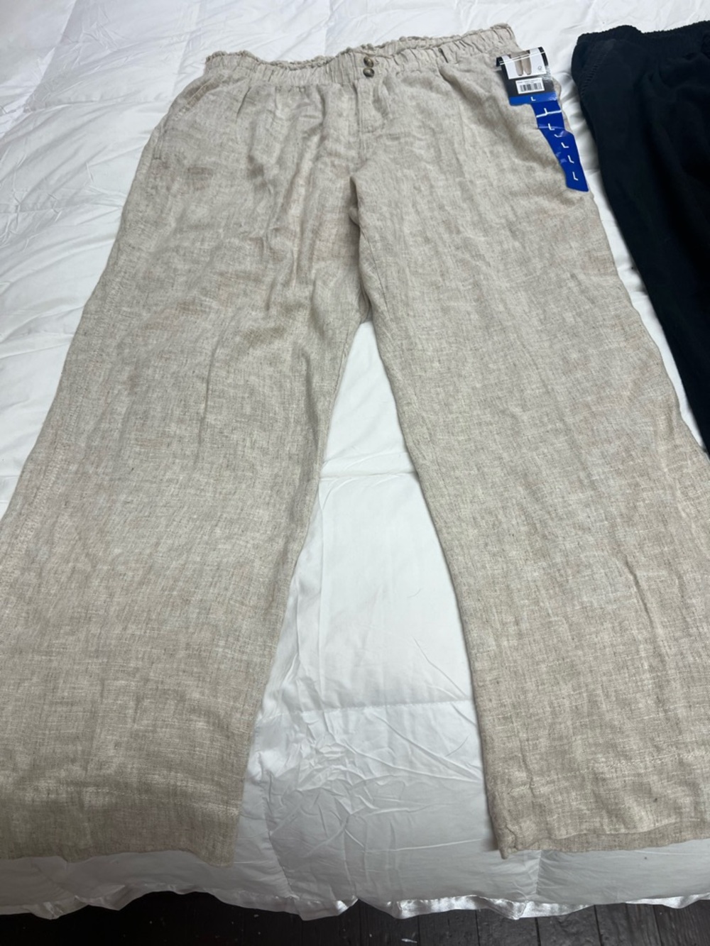 Briggs summer pants linen/cotton. Size L